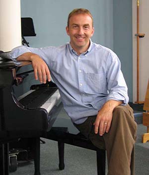 Mark Payne at the piano